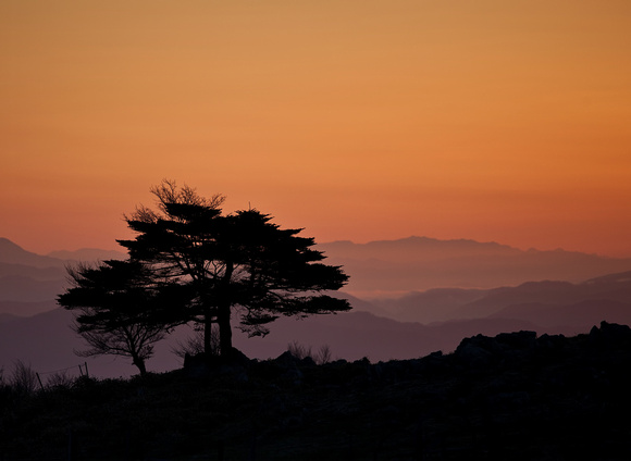 Sunrise in the Tengu Highlands