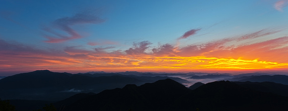 Sunrise from Torigata Mountain